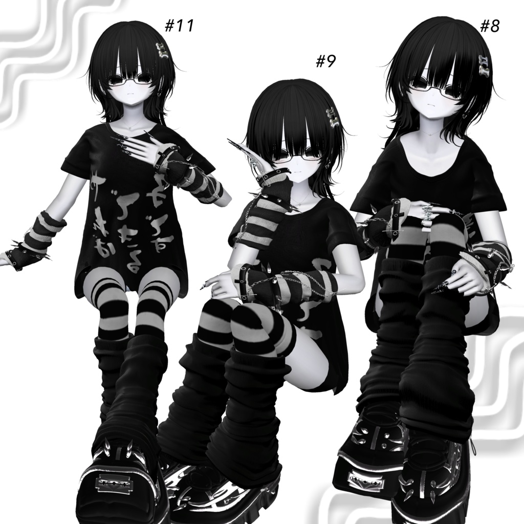 【無料版有】coaneco-pose ฅ 20個 ฅ