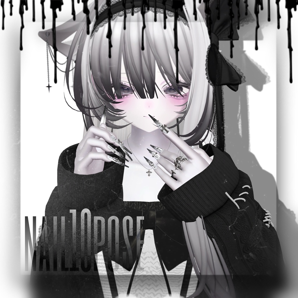 【ネイルポーズ】coaneco-nailpose ฅ 10個 ฅ
