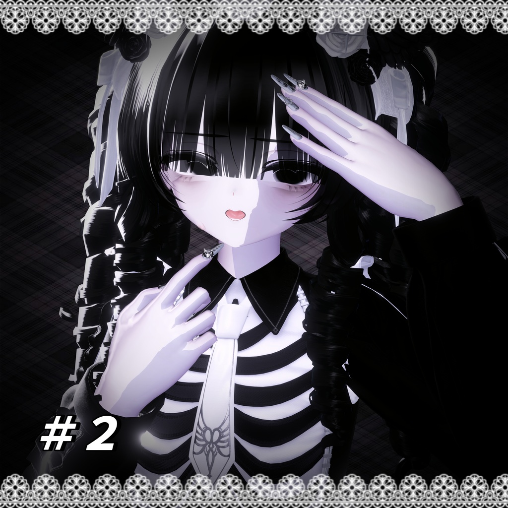 ✨OnecoinSale 中✨【ネイルポーズ】coaneco-nailpose#2 ฅ10個 ฅ