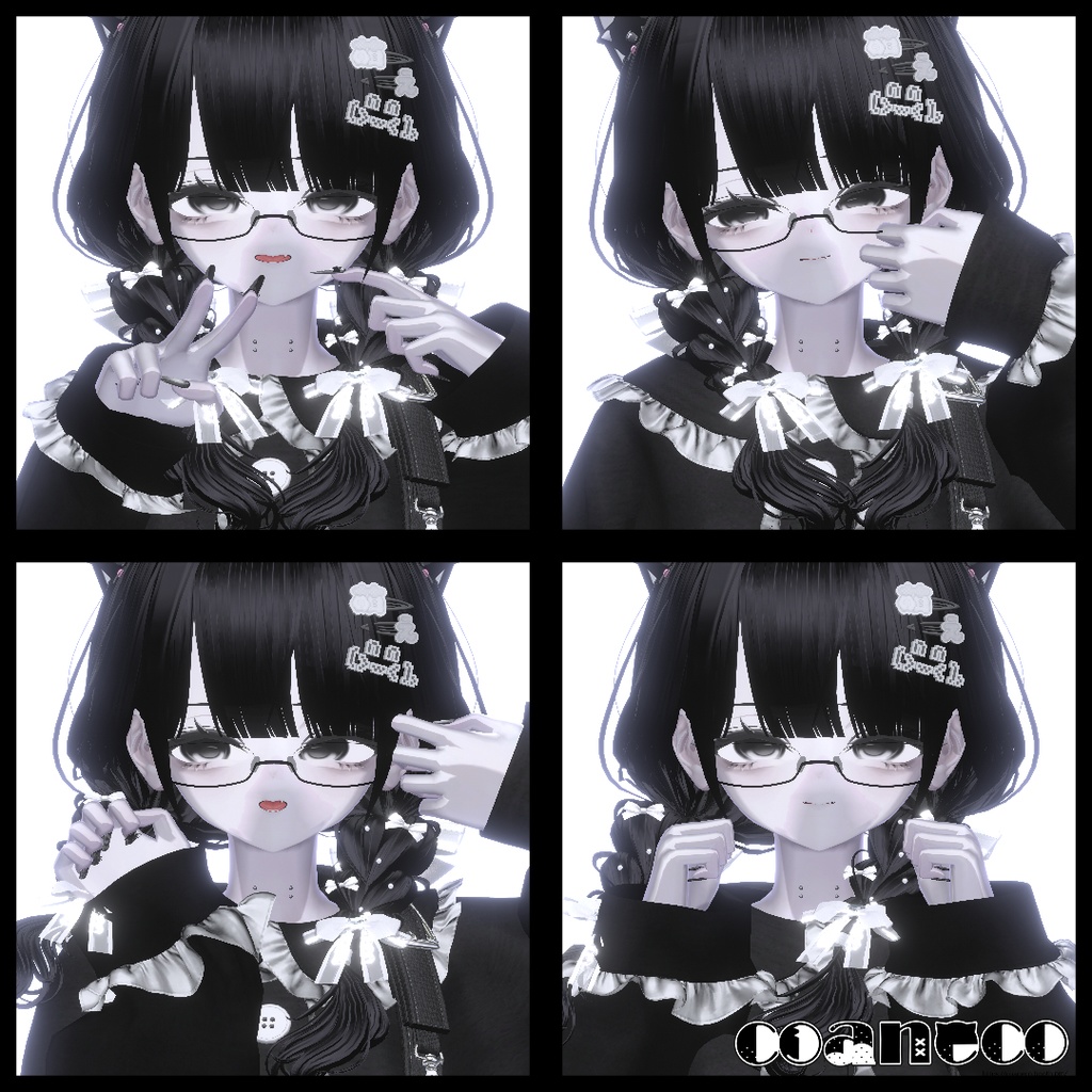 【サムネイルポーズ】coneco-thumbnailpose#3 ฅ 20set ฅ