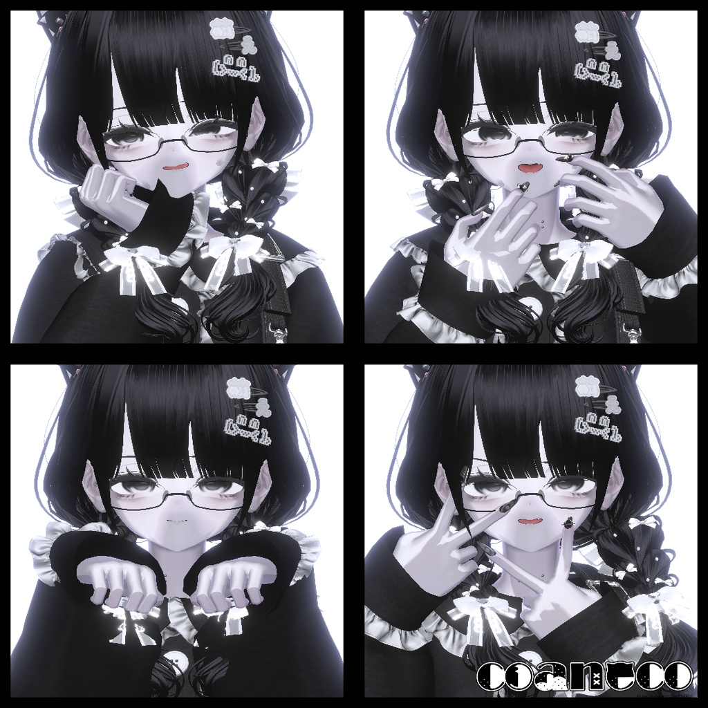 【サムネイルポーズ】coneco-thumbnailpose#3 ฅ 20set ฅ