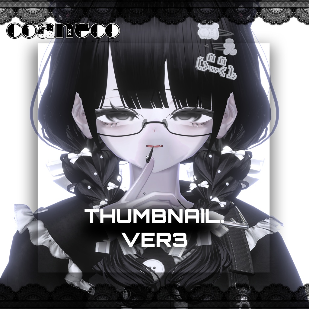 【サムネイルポーズ】coneco-thumbnailpose#3 ฅ 20set ฅ