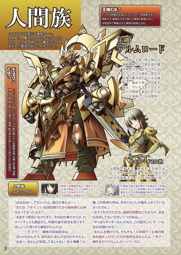 ロボットチェス設定資料集機人編 電子版