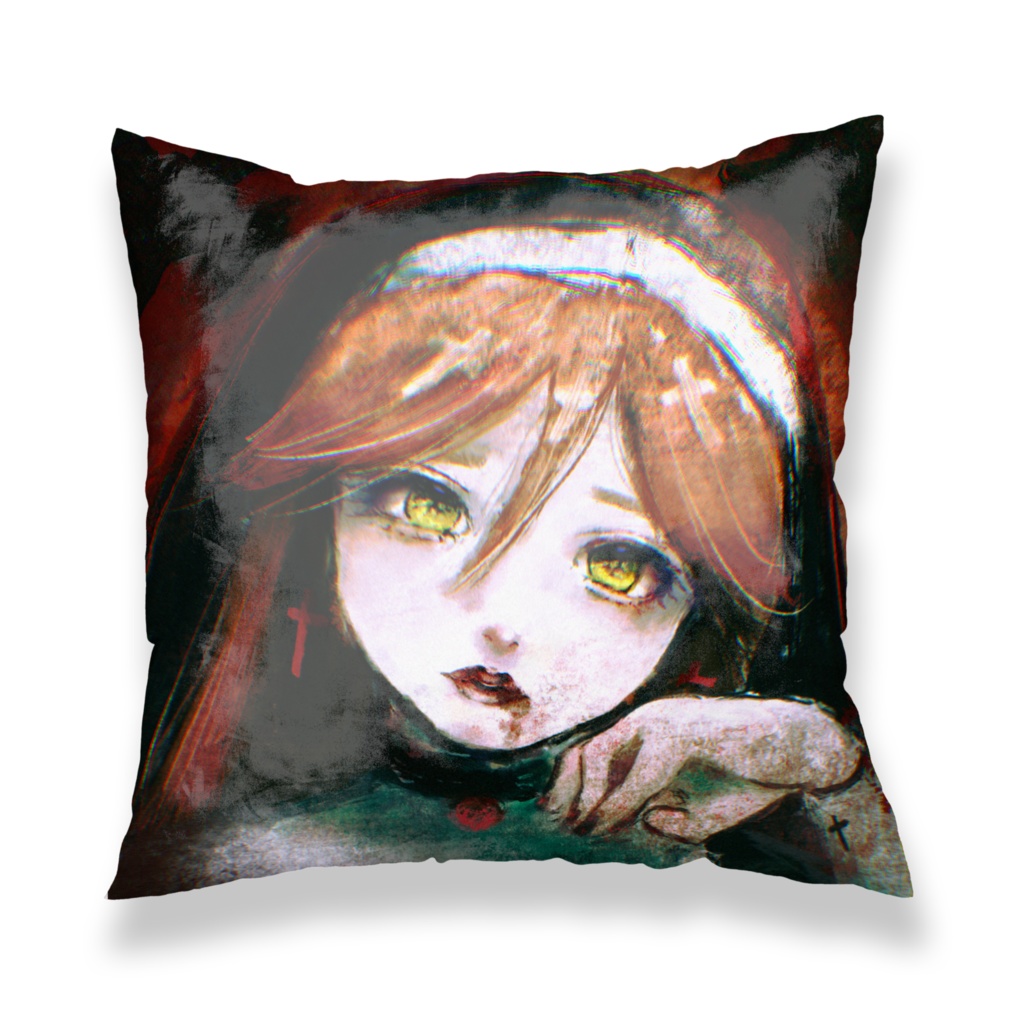 修道女アルネリアのクッションカバー