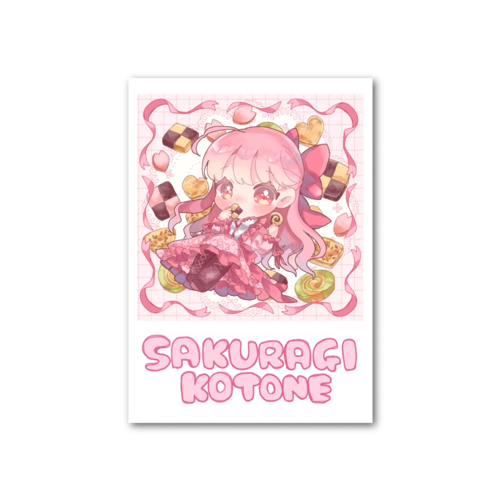 桜城こと音 フォト風カード 2026誕生日記念