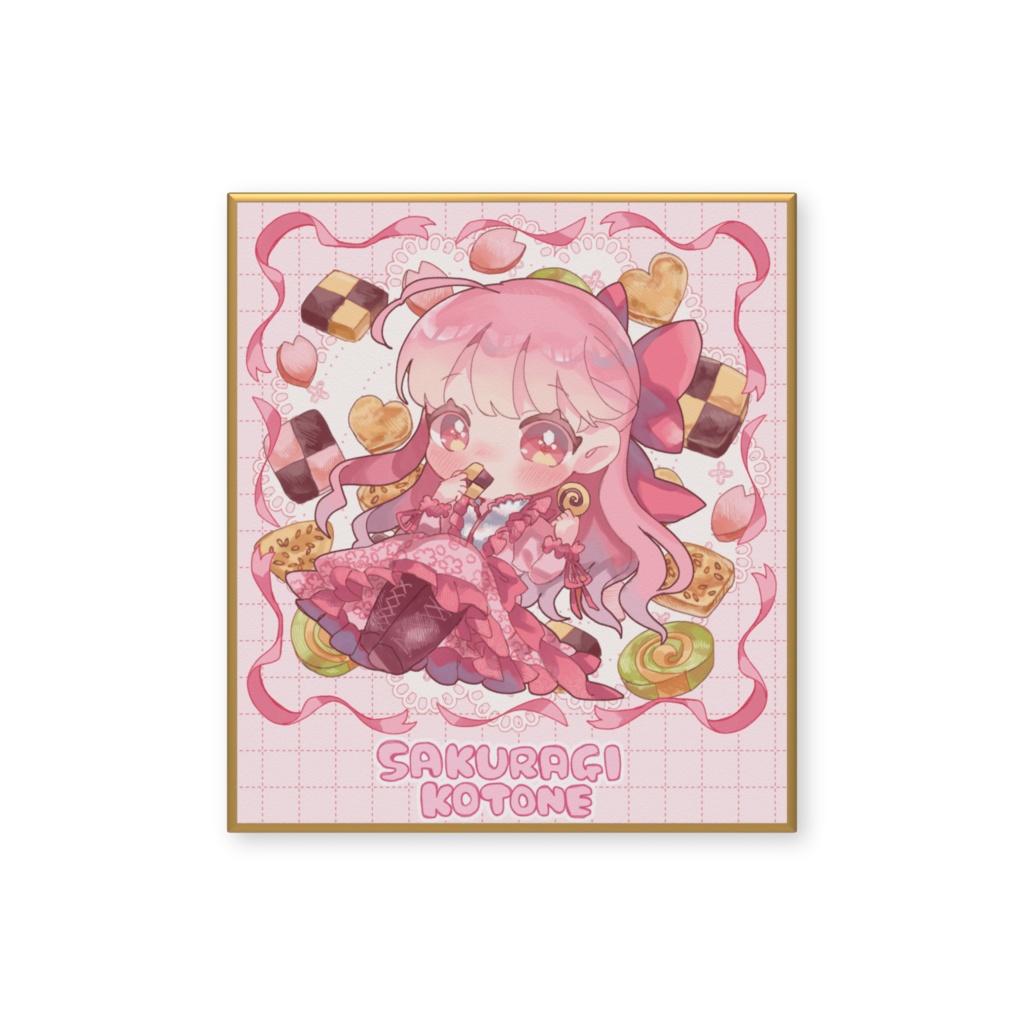 桜城こと音 ミニ色紙 2026誕生日記念