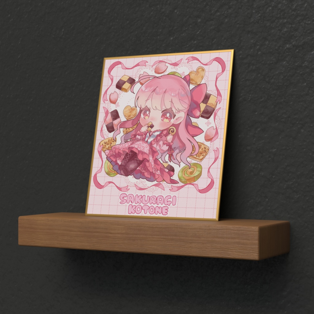 桜城こと音 ミニ色紙 2026誕生日記念