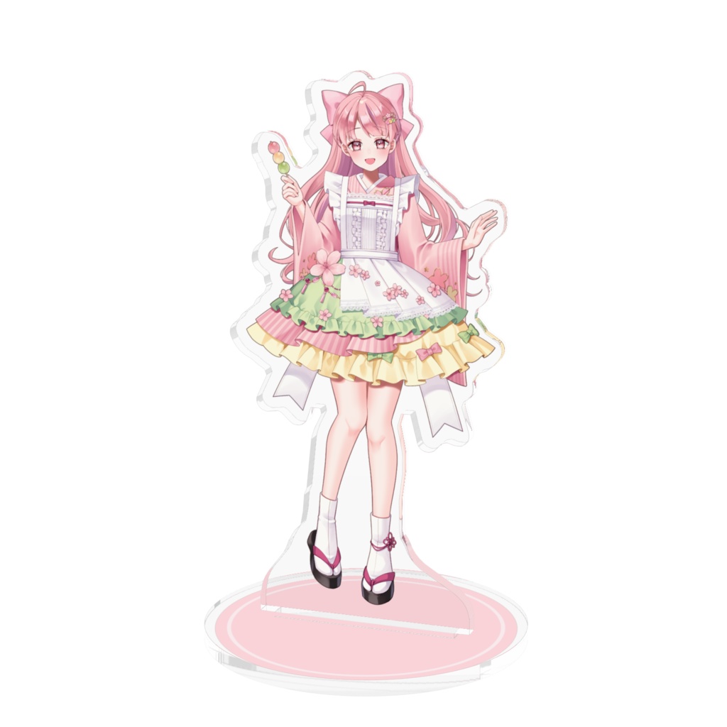 桜城こと音 お花見喫茶店 アクリルフィギュア