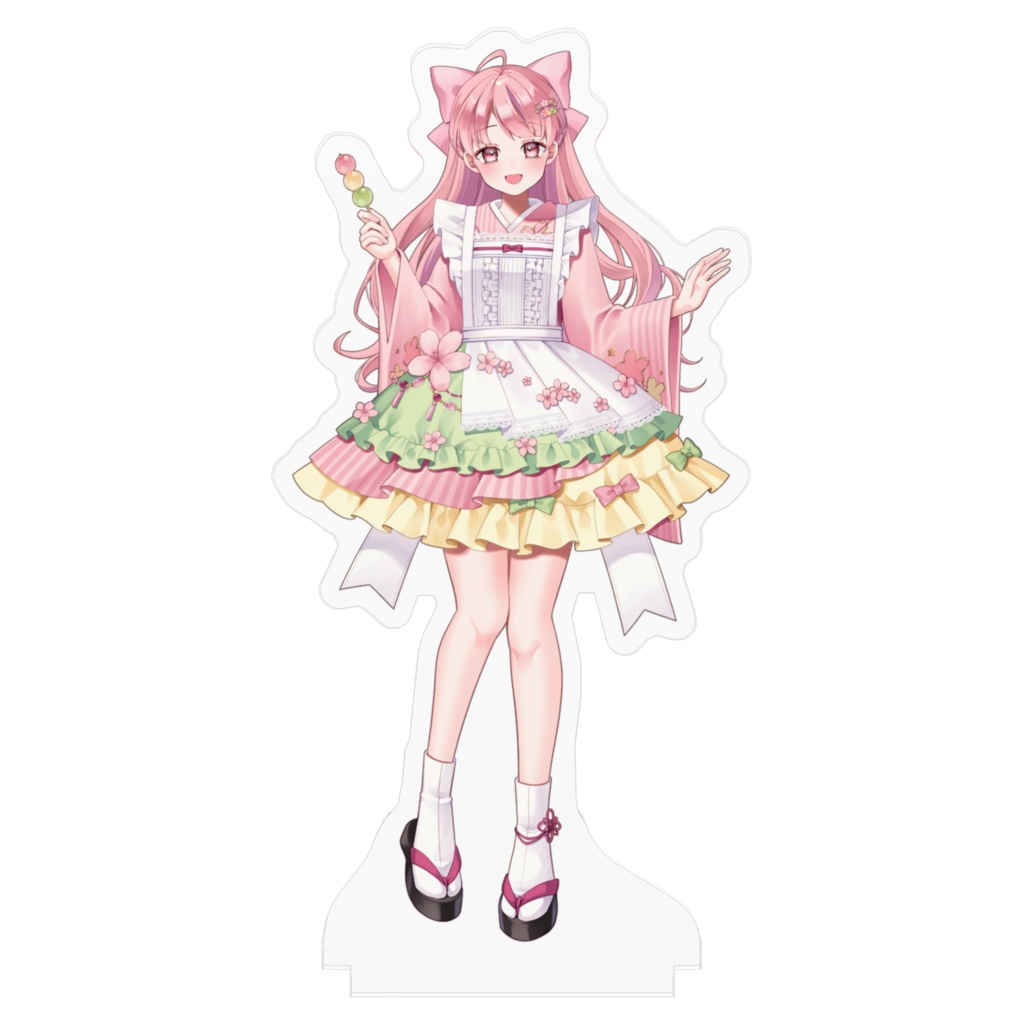 桜城こと音 お花見喫茶店 アクリルフィギュア