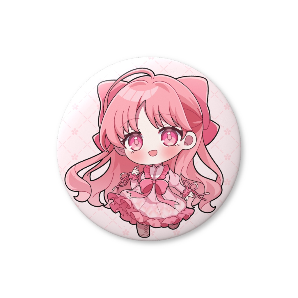 桜城こと音 ミニキャラ 缶バッジ