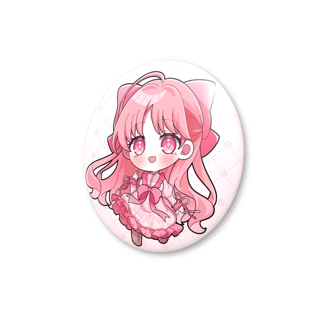 桜城こと音 ミニキャラ 缶バッジ