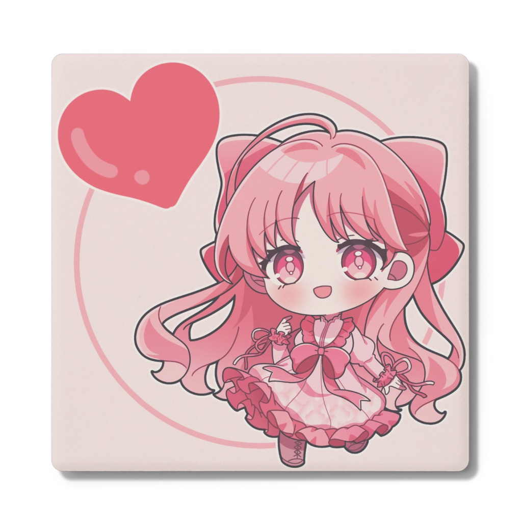 桜城こと音 ミニキャラ コースター