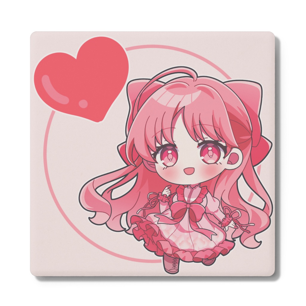 桜城こと音 ミニキャラ コースター