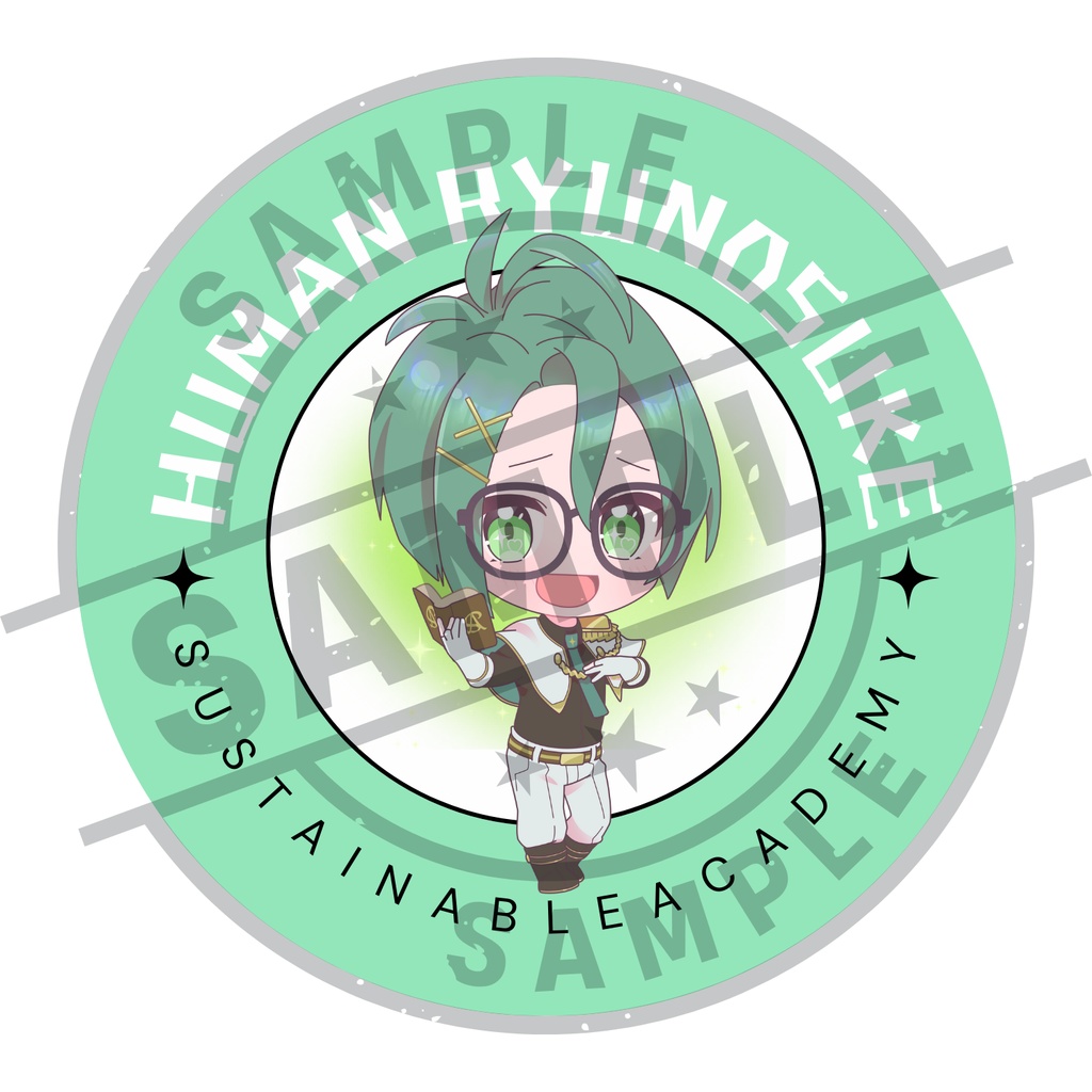 『さすてな学園』缶バッジセット 5種【ミミクリアプリ&公式サイトOPEN記念】