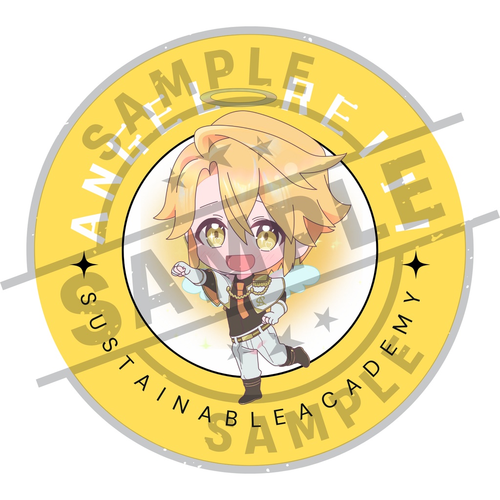 『さすてな学園』缶バッジセット 5種【ミミクリアプリ&公式サイトOPEN記念】