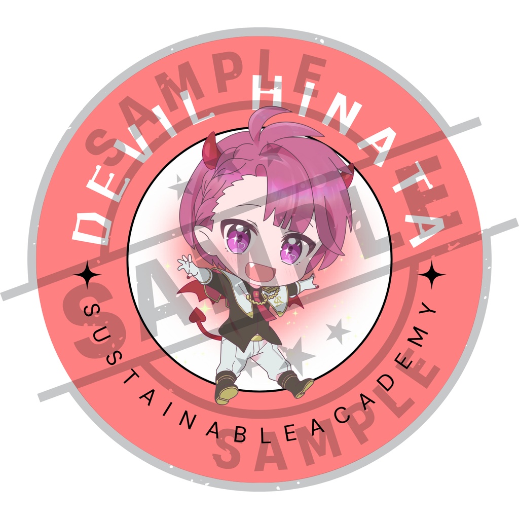 『さすてな学園』缶バッジセット 5種【ミミクリアプリ&公式サイトOPEN記念】