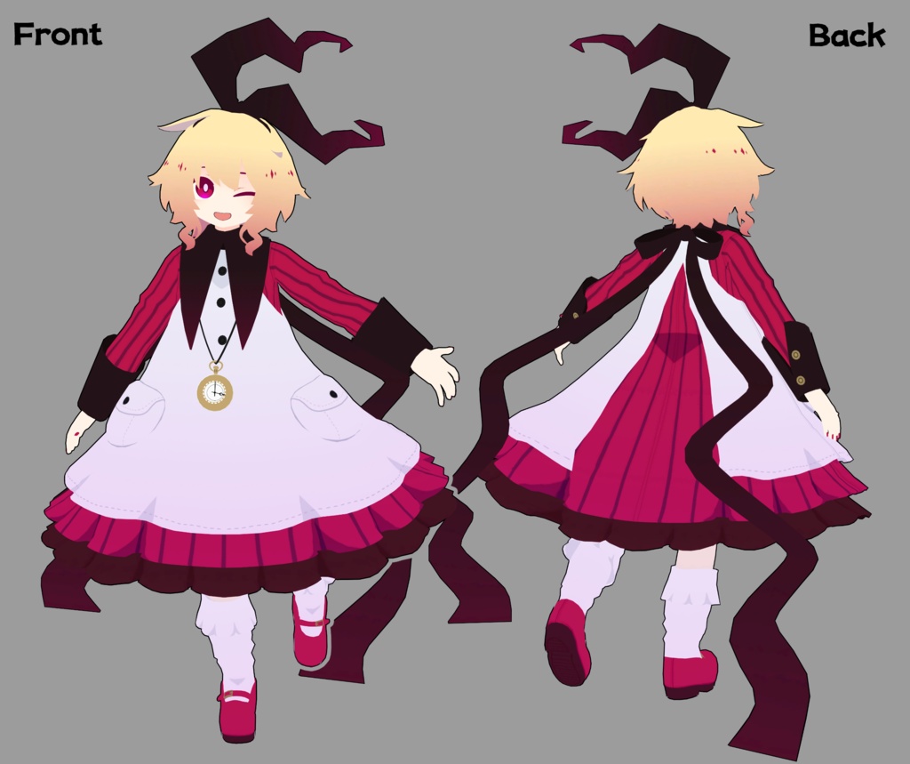 【サポート終了】人造アリス【3Dモデル/オリジナルキャラクター】