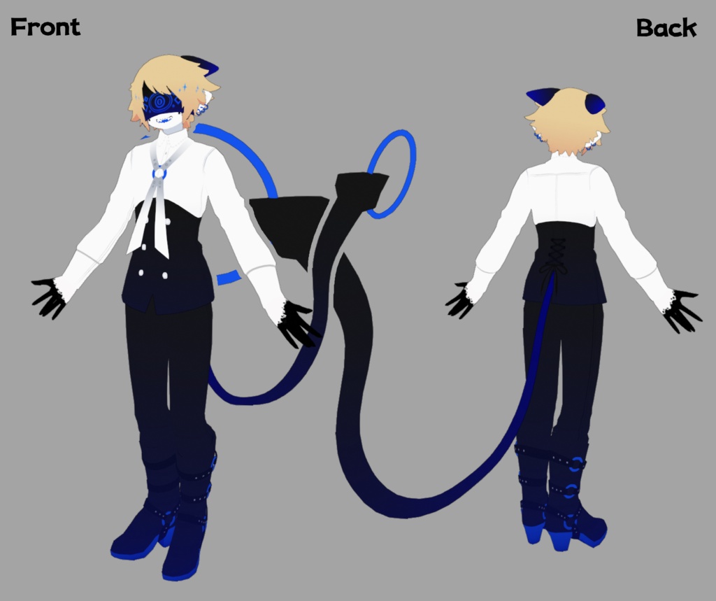 【サポート終了】キルシェ【3Dモデル/オリジナルキャラクター】