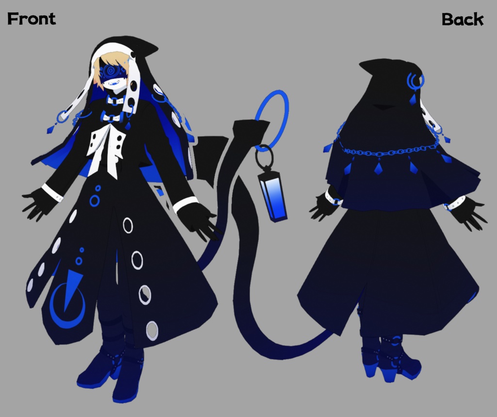 【サポート終了】キルシェ【3Dモデル/オリジナルキャラクター】