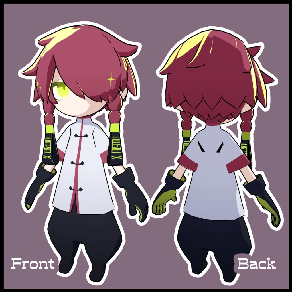 【サポート終了】みにカルメル&みにザナドゥ【オリジナル3Dモデル】