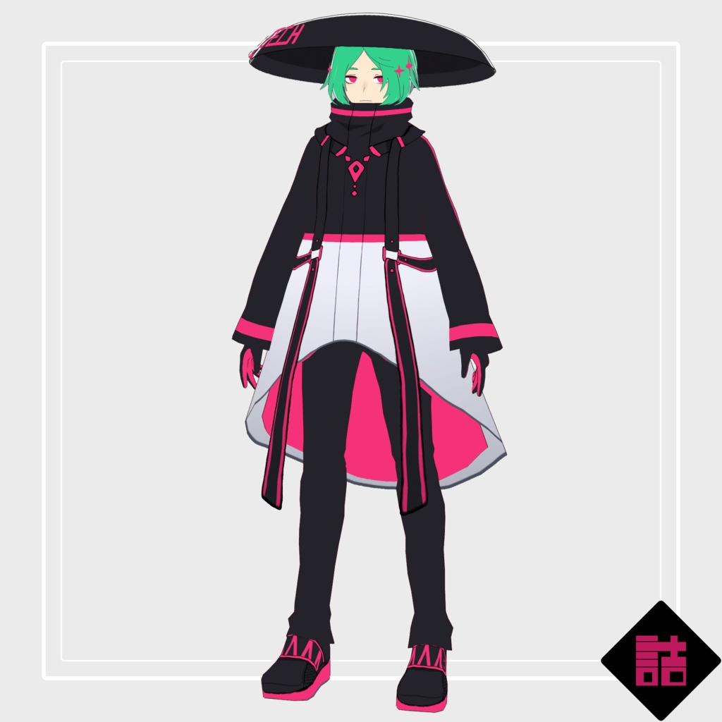 【サポート終了】【VRoid】UT-XANADU+UT-AGARTHA【オリジナルキャラクター】