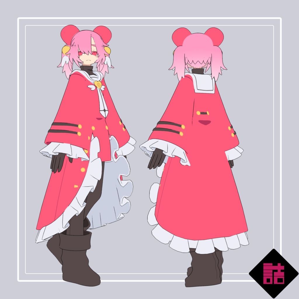 由良ミスミ_NEU_L【オリジナル3Dモデル】