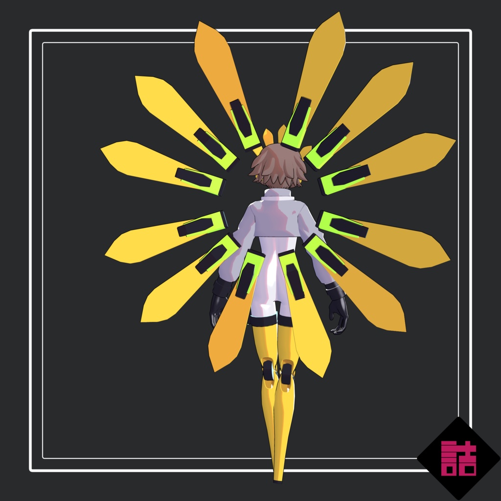 【通常版】グロリアノーツ ヒマワリ_CURIOUS【オリジナル3Dモデル】