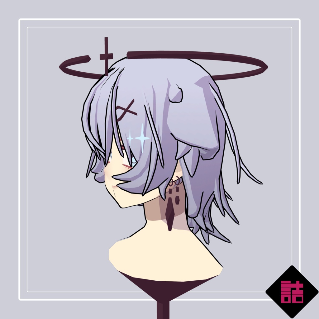 【version1.1】サロンドアイリス IRIS_01【オリジナル3Dモデル】