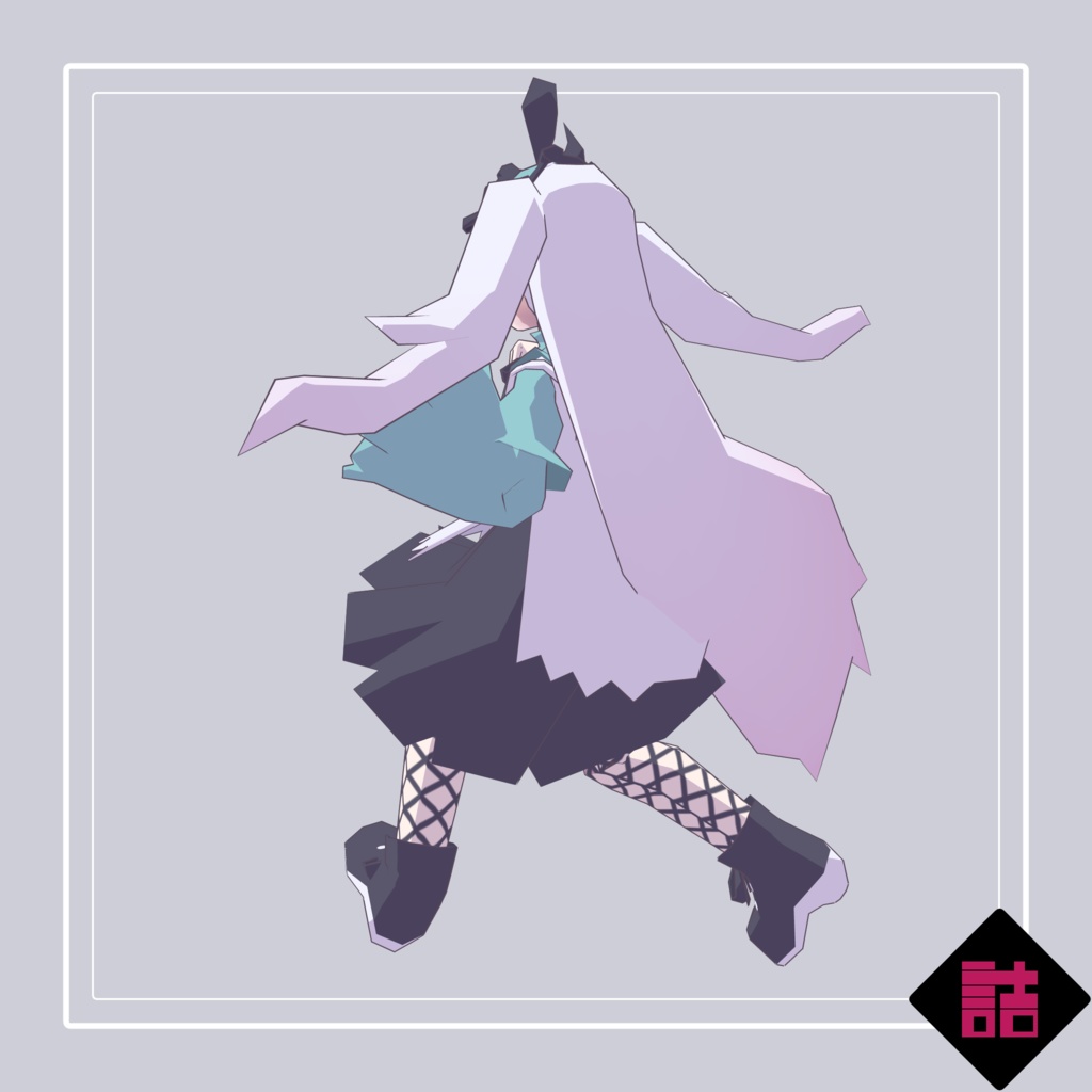 【version1.0】電脳少女人形リデル_KINdC【オリジナル3Dモデル】