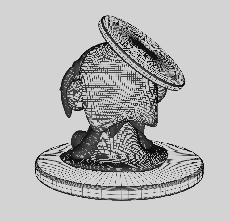 【version1.0】ちまっとおすわり杉沢【3Dプリント向けデータ】