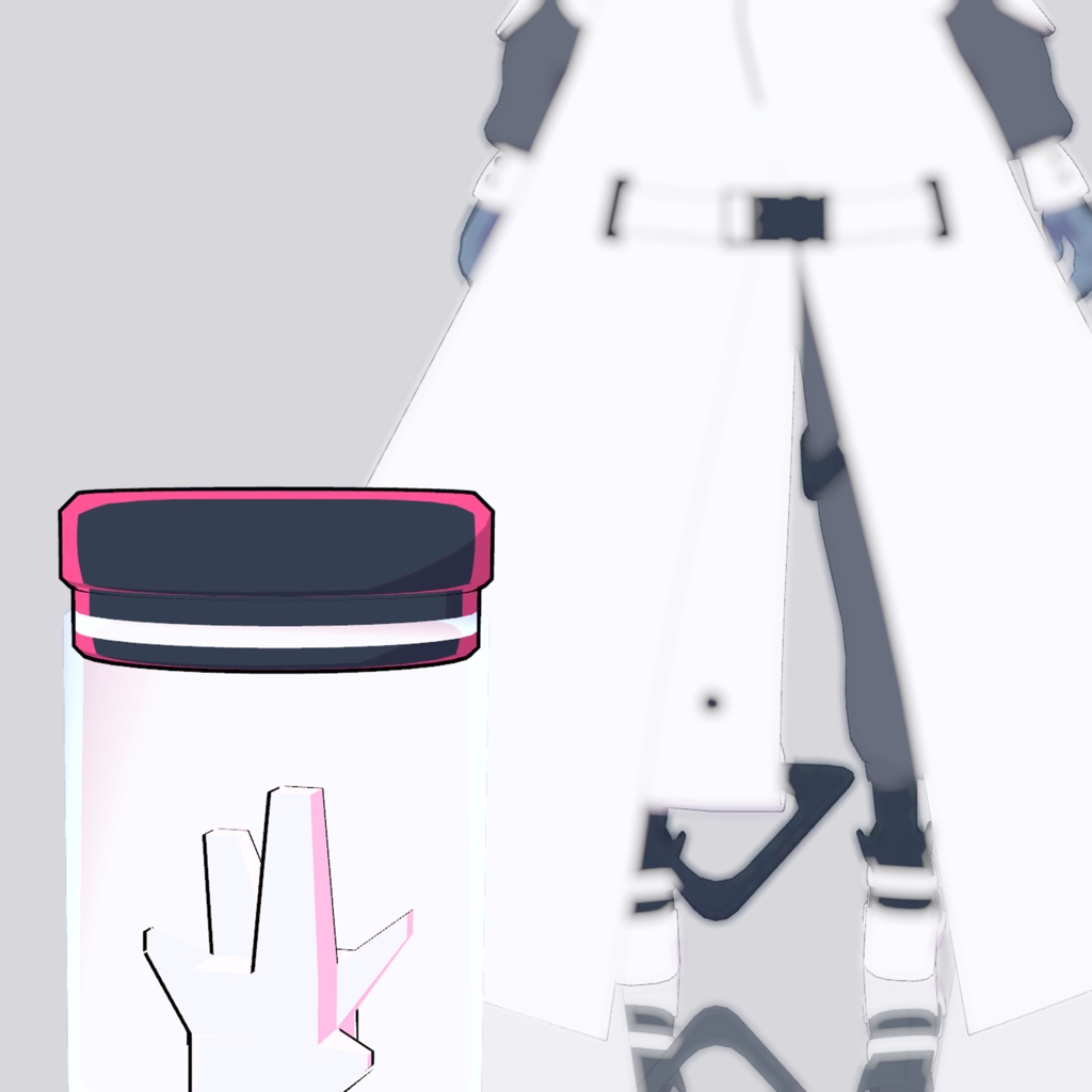 【version1.0】魂魄格納容器ALMA-01【缶詰茶房オリジナル3Dモデル】