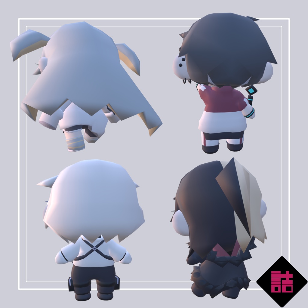 【無料】【version1.1】いまびぬいセット_KORO【オリジナル3Dモデル】