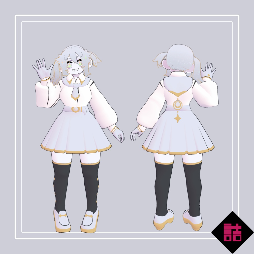 【version1.0】カルメル&モアサナ/CARMEL&MOISSANA 🥫CUUNE素体【オリジナル3Dモデル】