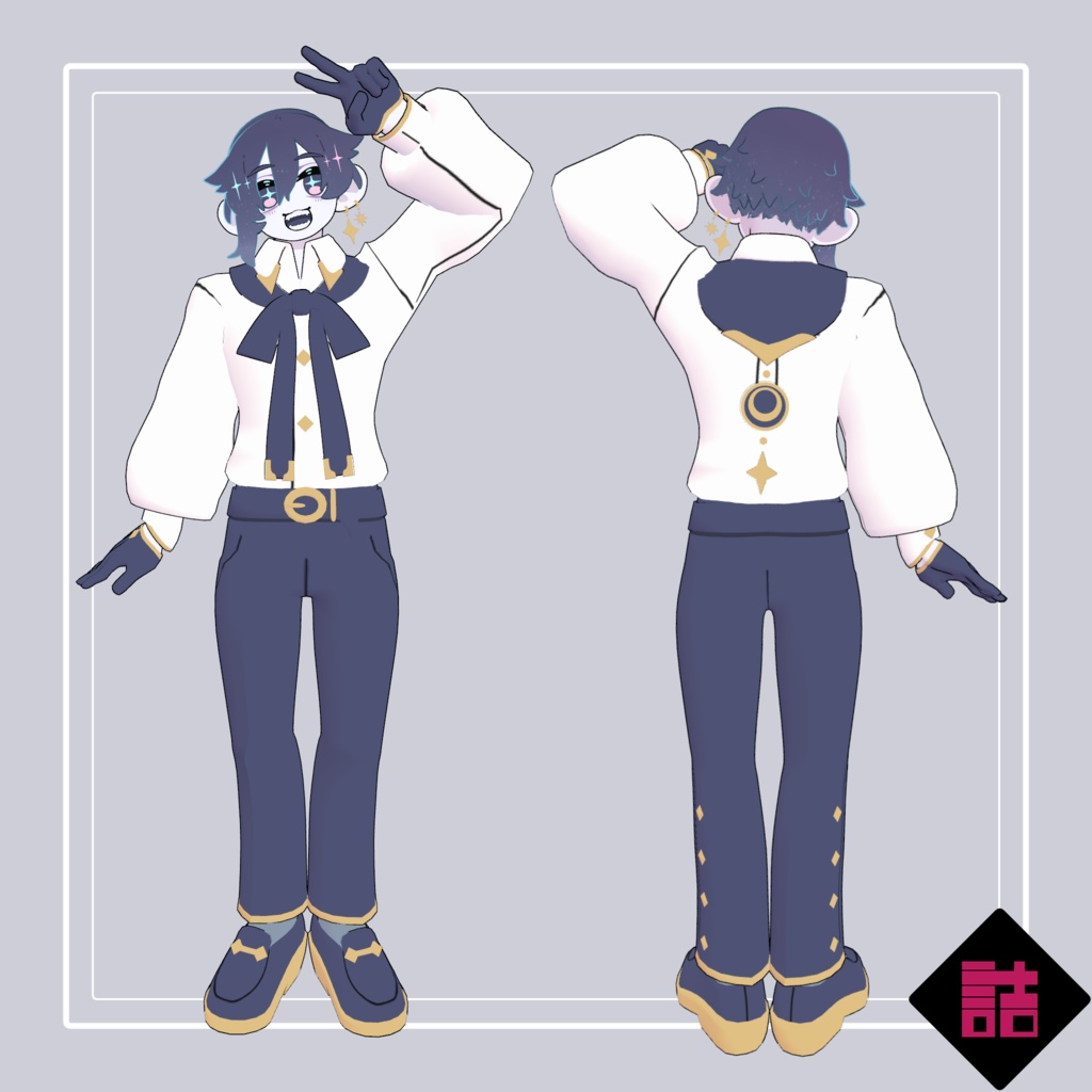 【version1.0】カルメル&モアサナ/CARMEL&MOISSANA 🥫CUUNE素体【オリジナル3Dモデル】