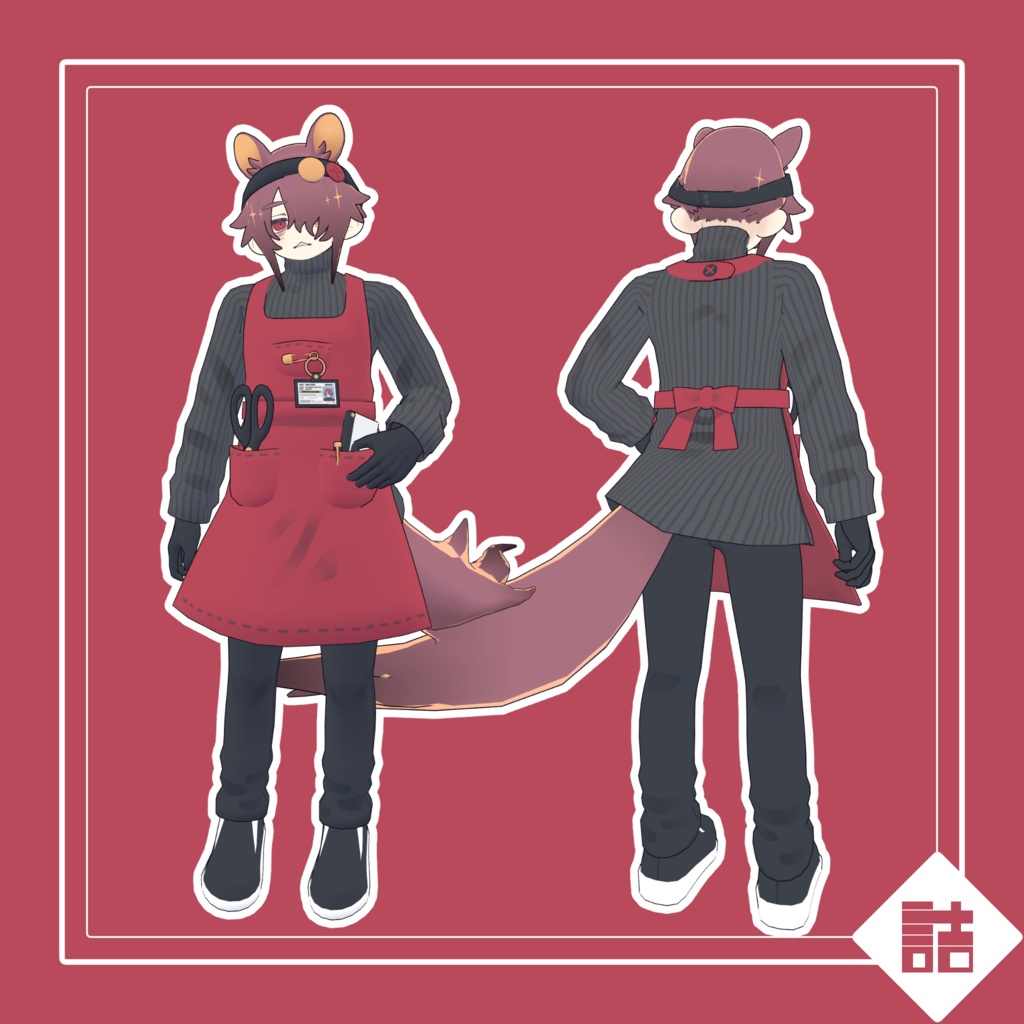 甘夏たづさ 🥫CUUNE素体【version1.0】【オリジナル3Dモデル】