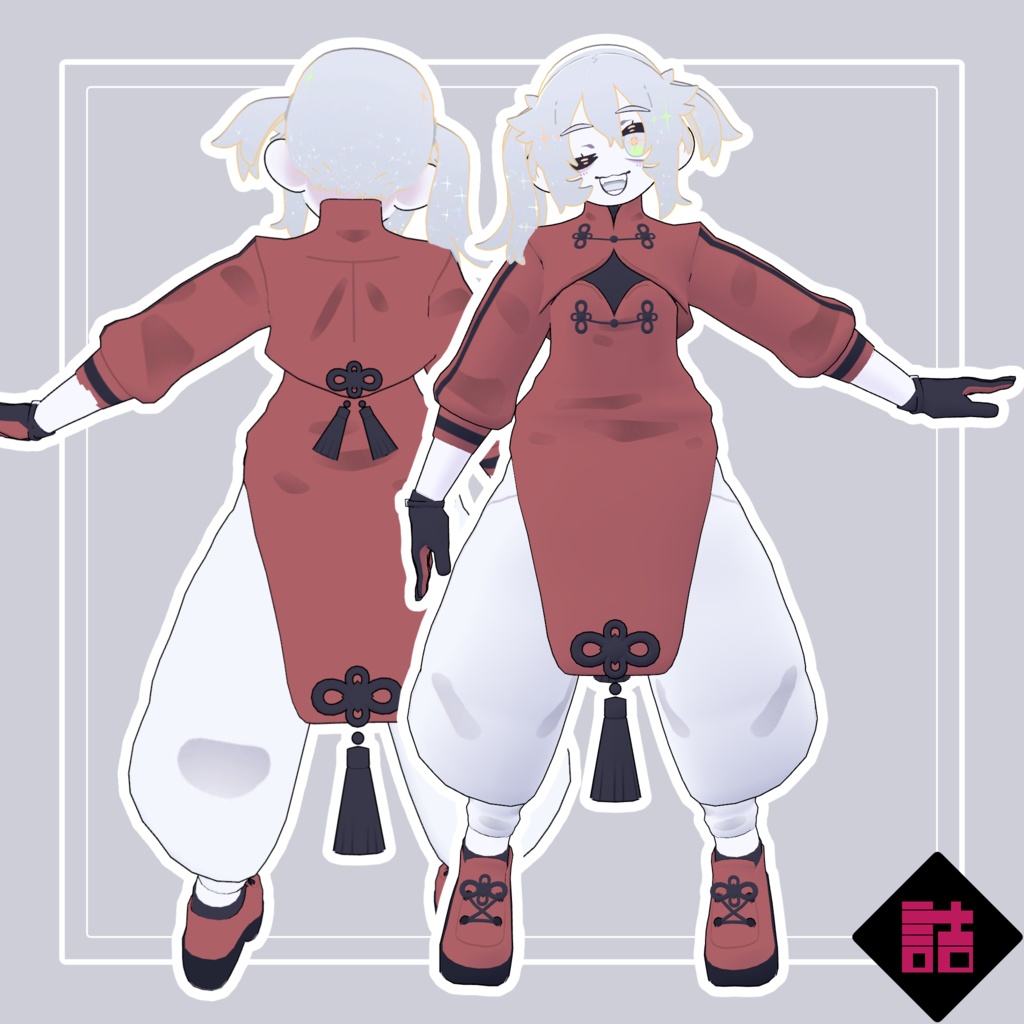 【version1.0】プロキシーオリエント 🥫CUUNE素体対応衣装【オリジナル3Dモデル】