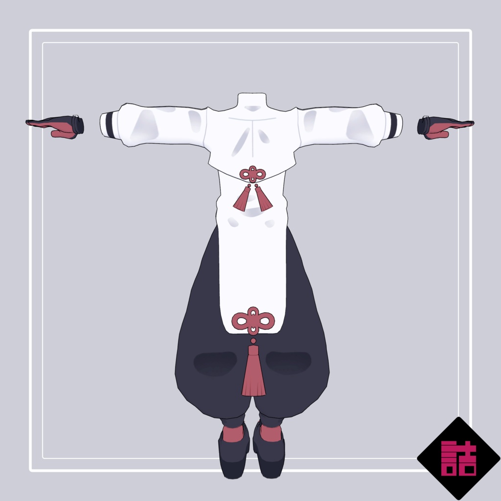 【version1.2】プロキシーオリエント 🥫CUUNE素体対応衣装【オリジナル3Dモデル】