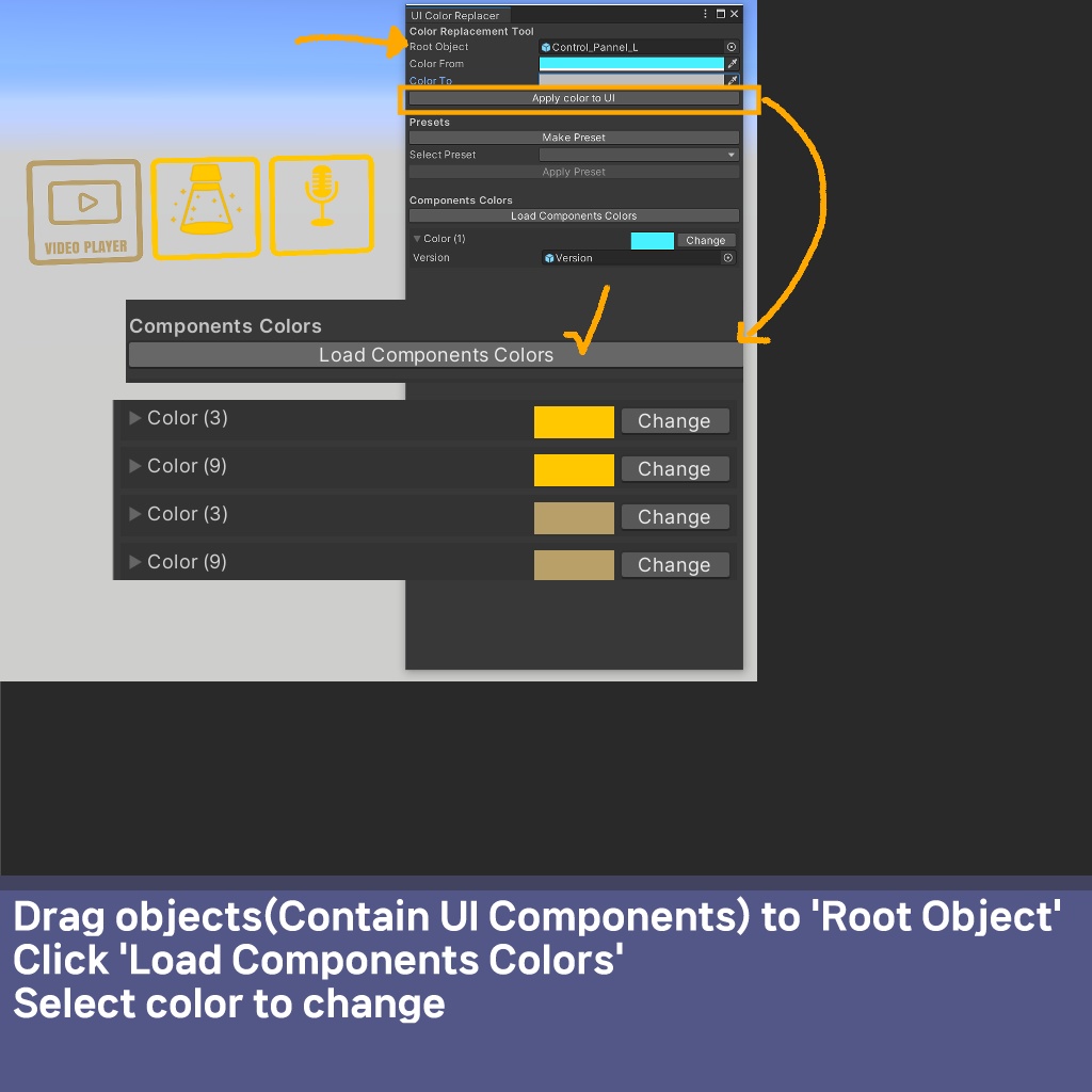 UI Color Replacer / UI 색상 교체 도구
