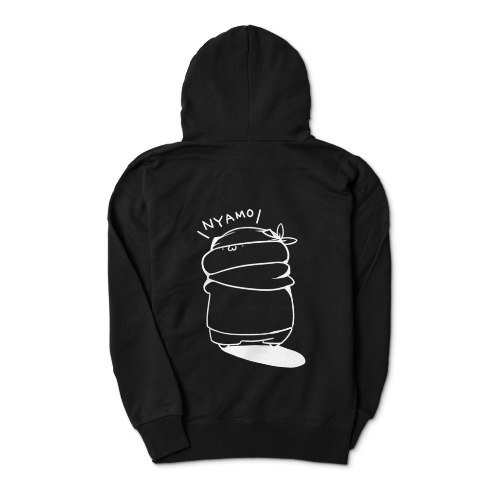 にゃもにゃもくんパーカー(黒)