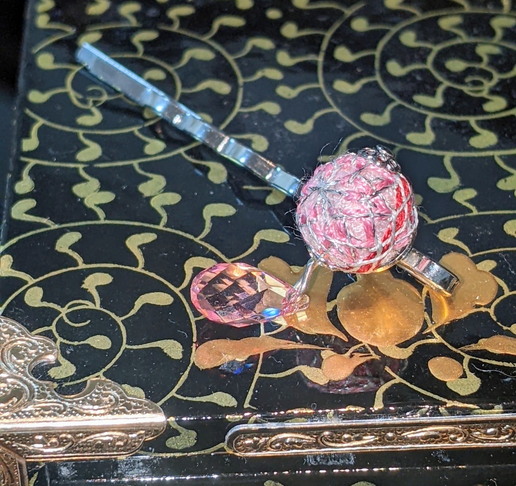 ヘアピン(桜柄/右側用)