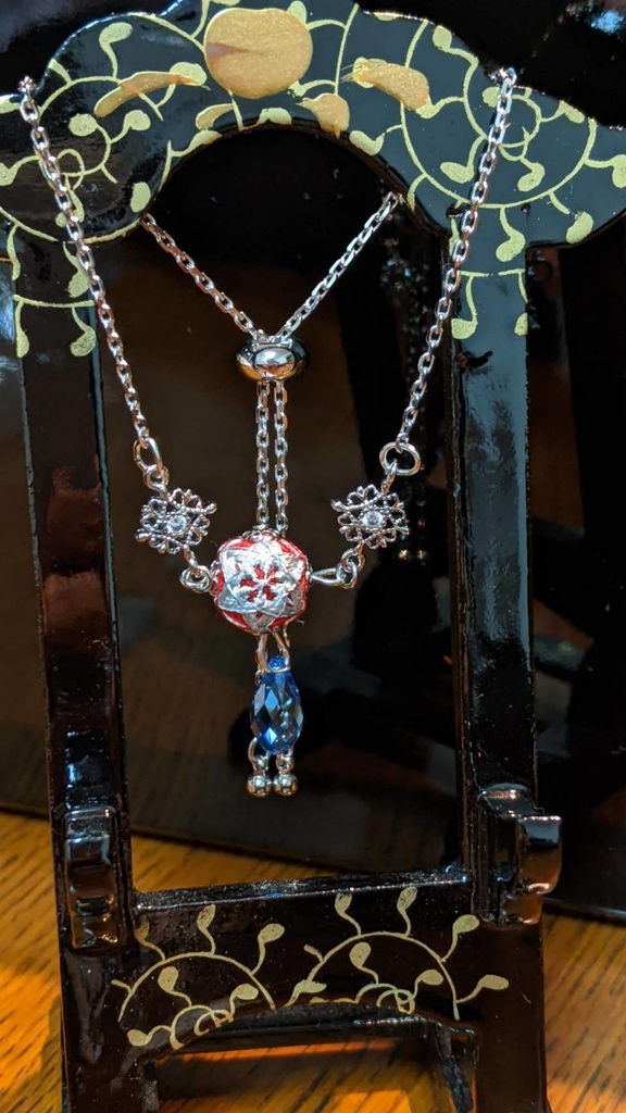 手毬ブレスレット(石付き)/ロナルド(ニンニクの花)イメージ「吸血鬼すぐ死ぬ」より