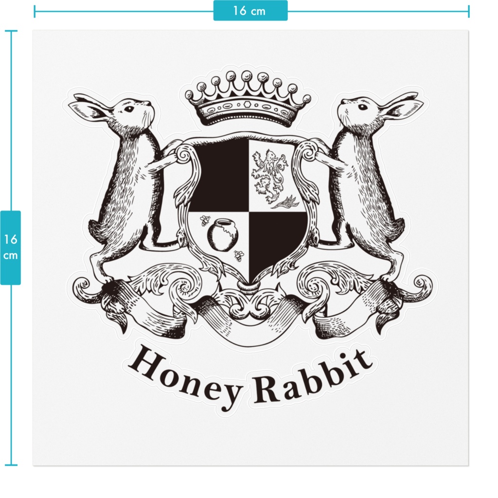 【大】紋章ステッカー(クリアのみ)