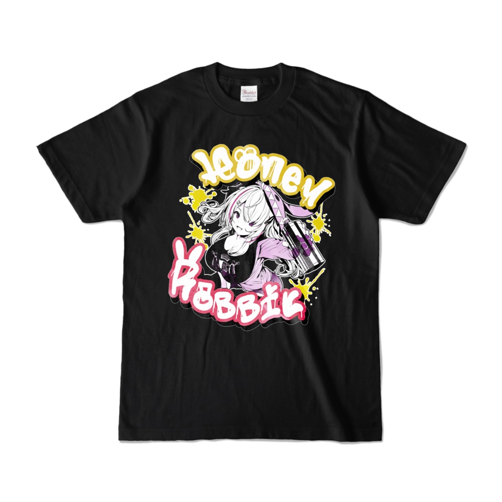 はにーらびっとTシャツ【モノトーンライクver】