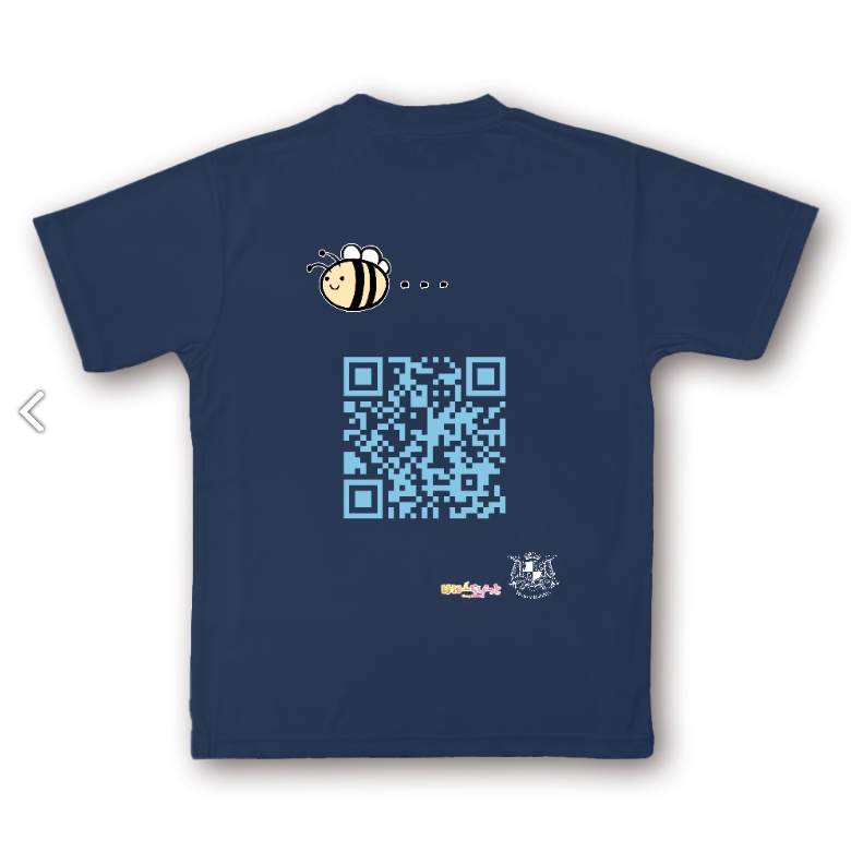 【アイアンネイビー】QRで応援バージョン!BUKURAシャツ