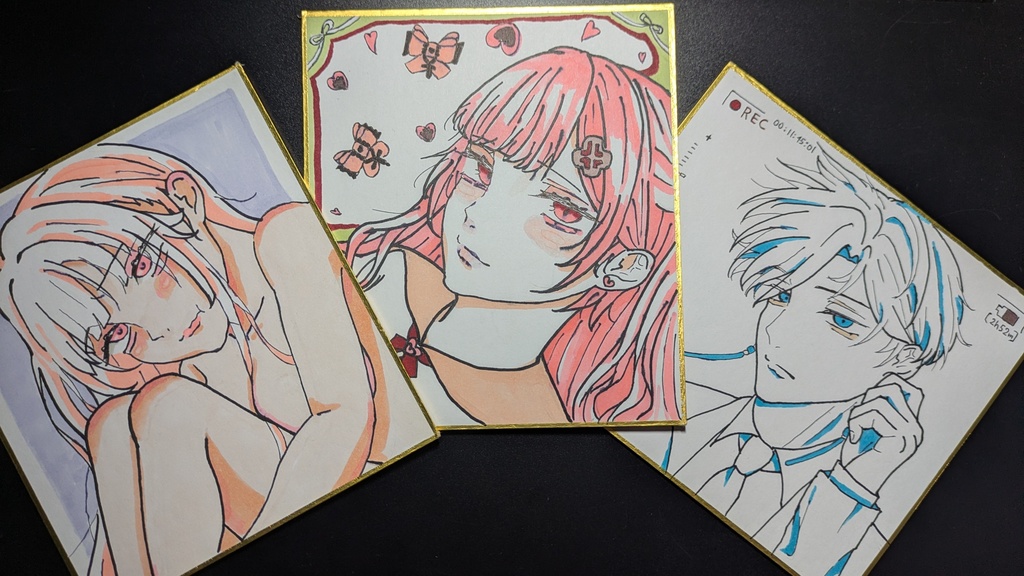 色紙イラスト【３枚セット】