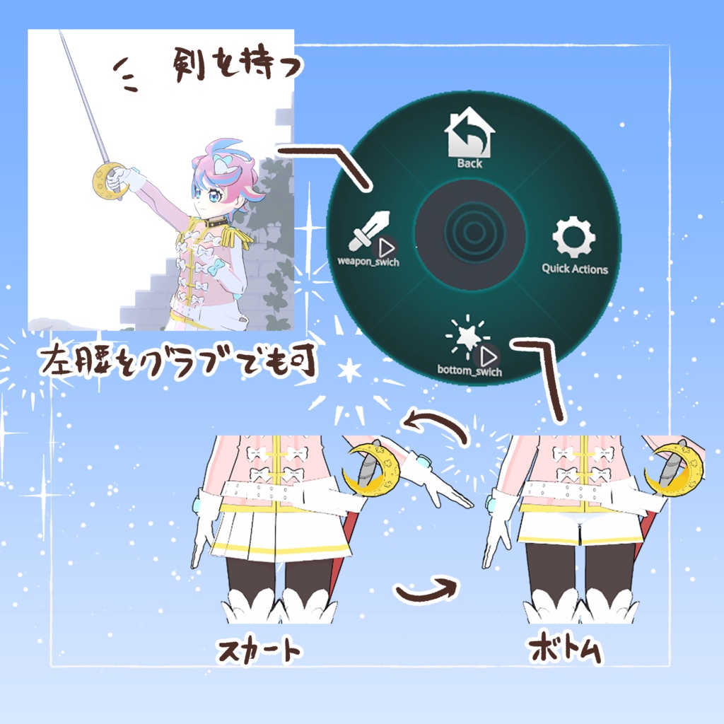 【オリジナル3Dモデル】Peche -ペーシュ-