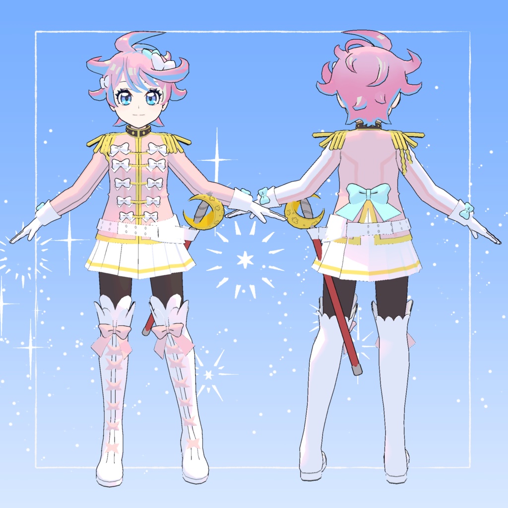 【オリジナル3Dモデル】Peche -ペーシュ-