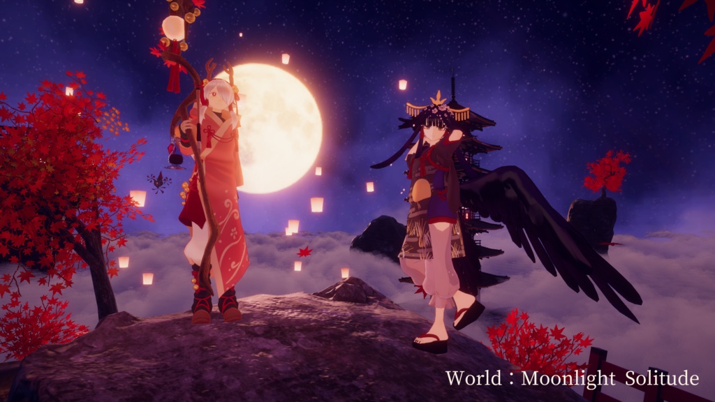 【オリジナル3Dモデル】 芽吹鴉-Mebukigarasu-