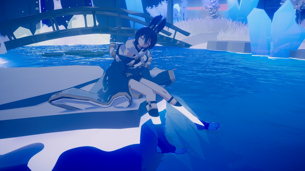 【オリジナル3Dモデル】雪輝兎 -Yukito-