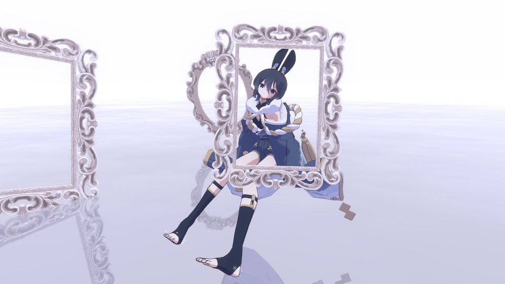 【オリジナル3Dモデル】雪輝兎 -Yukito-